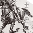 thumbnail image 3 of Fotbe Cowboy Ride A Horse Gorro Clásico de Béisbol, Gorra Ajustable con Broche Snapback, Gorro de Exterior de Algodón Suave, 3 of 6