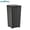Black, variant on Fazzn Baltimore Resin 33 Gallon Outdoor Kitchen Trash Can with Lid and Drip Tray for Easy Cleaning-Perfect for Patio Dining, Black/Brown