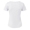 thumbnail image 7 of Plus Size Summer Clothes for Women Short Sleeve Long Sleeve Square Neck T Shirts Tops Tees Tourist Long Shirt Small Shirt V Neck Western Ladies Shirts Laye Tees for Women Loose Tops White S, 7 of 7