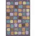 thumbnail image 2 of Addison Rugs Mayfield Premium Machine Washable Transitional Squares Purple Rectangle Rug, 10' x 14', 2 of 8