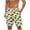 Khaki, variant on SELONE Men Swim Trunks Without Liner Hawaiian Board Shorts Drawstring Beach Shorts Pockets Summer Bathing Suit Blue XL