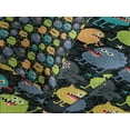 thumbnail image 4 of Ambesonne Alien Quilted Bedspread Set 3 Pcs, Cartoon Style Beings, Queen Size, Multicolor, 4 of 5