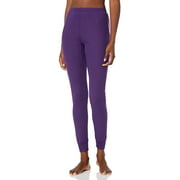 Fruit of the Loom Women's Micro Waffle Premium Thermal Bottom, Violet, X-Large