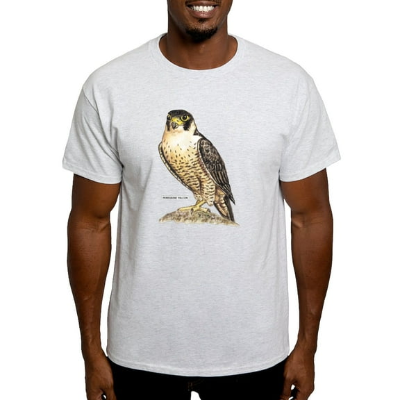 CafePress - Peregrine Falcon Bird Light T Shirt - Light T-Shirt - CP