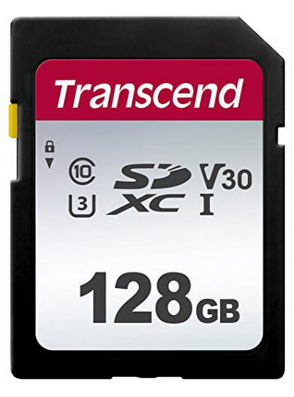 Transcend Transcend Ts128Gsdc300S-E 128Gb Uhs-I U3 Sd Memory Card Flash_Memory