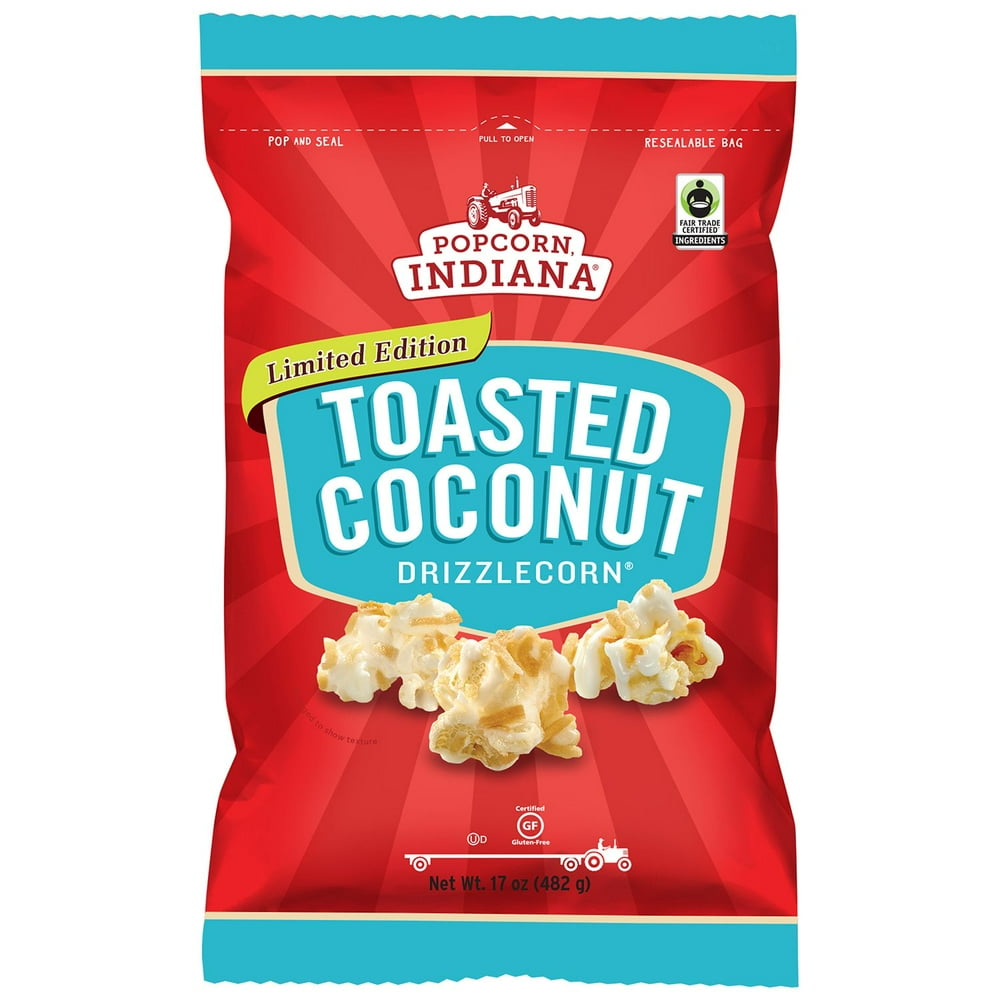 Popcorn Indiana Limited Edition Drizzled Toasted Coconut Popcorn (17