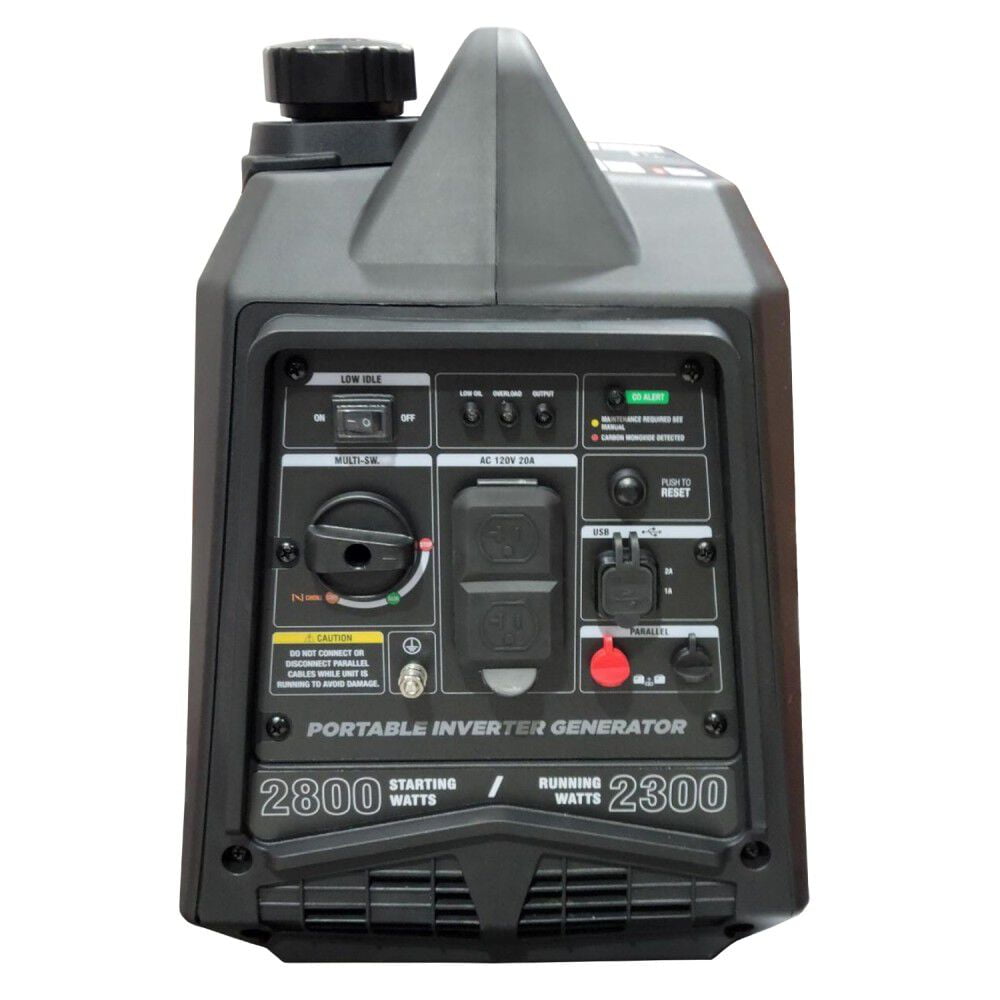 Bn Products 2800 Watt Gas Powered 50 State Portable Inverter Generator With Co Detect