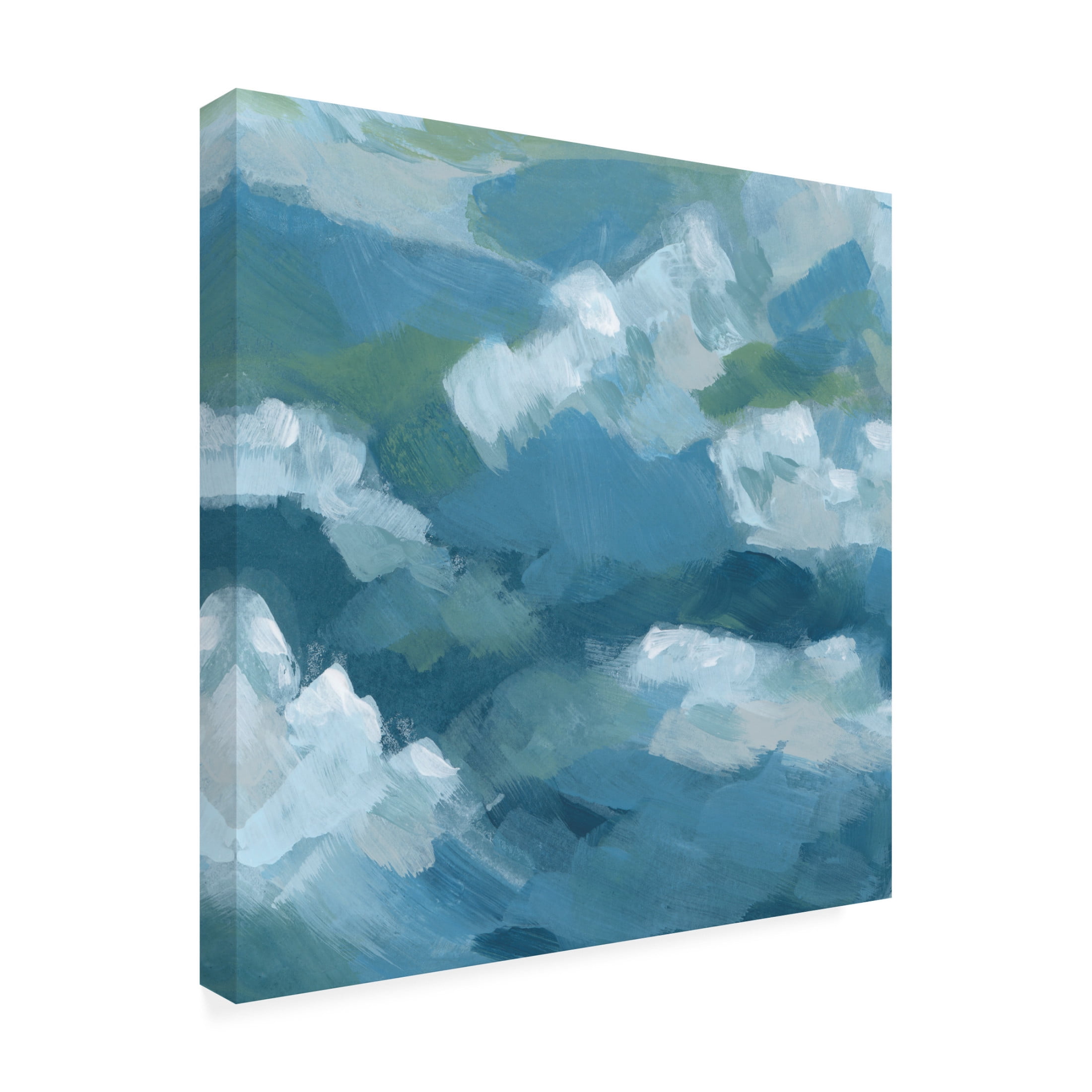 Trademark Fine Art June Erica Vess  Brushy Surf I Canvas Wall Art