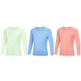 thumbnail image 7 of Kids Long Sleeve Athletic Shirts 4-12 Years, Uccdo Girls Boys Active Performance Dry Fit Sports Tee Shirts, 7 of 7