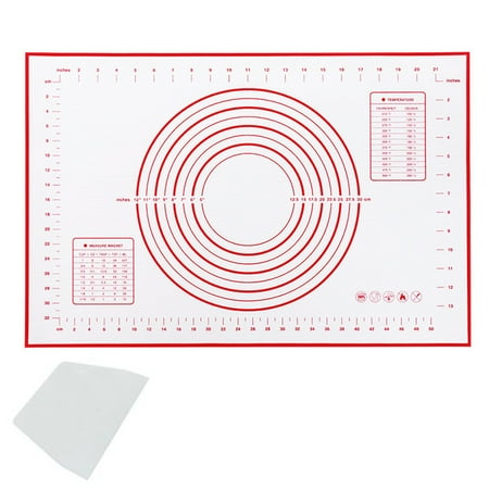 

Azhf Free Shipping Silicone Pastry Mat Gift With Dough Kneading Board For Rolling Anti Slip