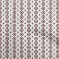 thumbnail image 1 of oneOoneCottonJerseyRedFabricAsianBlockDiyClothingQuiltingFabricPrintFabricByYard58InchWide, 1 of 4