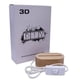 thumbnail image 1 of Lámpara de noche 3D ovalada de madera maciza creativa con botón USB, base luminosa de madera monocromática, lámpara de noche, lámpara de ambiente interior, 1 of 1