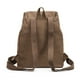 thumbnail image 4 of Mochila escolar vintage de lona, moderna, informal, de gran capacidad, para niños y niñas (café), 4 of 7