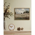 thumbnail image 4 of HFDF Canvas Wall Art Vtage Decor, Cornfield Countryside Scenery Rustic Farmhouse Wall Decoration, Country Decor Wall Art for Bedroom, Livg Room Kitchen Bathroom, 18x12inch Framed, 4 of 6