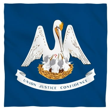 - Louisiana Flag - Bandana - 22" x 22"