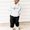 White, variant on LIUYUNNN Kids Boys Girls Sweatsuit Set 2PC Long Sleeve Black Letter California Pullover Hoodie Sweatpants Joggers Set Fall Winter Clothes Boy Clothes 8-10 Years Boys Girls Autumn and Winter Outfits