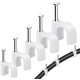 thumbnail image 1 of 700 Uds. Bridas para cables de pared, clavos de puente, Clips para cables redondos con clavo de acero, 1 of 5