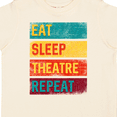 thumbnail image 4 of Inktastic Eat Sleep Theatre Repeat Drama Gift for Actor Boys or Girls Toddler T-Shirt, 4 of 5