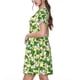 thumbnail image 2 of Balery Cartoon Frogs Vestidos sueltos de manga corta para mujer, vestidos de verano 2025, vestidos casuales de corte A con vuelo., 2 of 6
