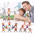 thumbnail image 1 of Gwong Juguete 16pcs lindo figura edificio edificio puzzle apilamiento equilibrio juego educación niños juguete Gwong 30005314, 1 of 7