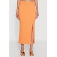 thumbnail image 3 of Womens Iris Textured Knit Midi Skirt with Side Slit, 3 of 4