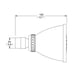 thumbnail image 3 of Regadera Chorro Fijo Cromo H-500 Helvex, 3 of 3