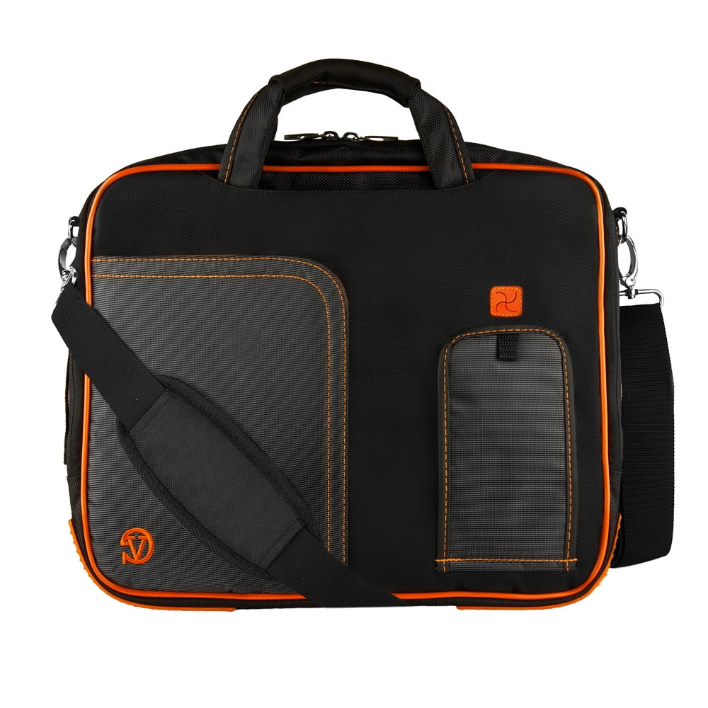 New Black Messenger Satchel Briefcase Travel Work College School Shoulder Bag 
