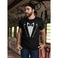 thumbnail image 2 of Tuxedo Design Men T-Shirt, Male Large, 2 of 4