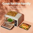 thumbnail image 6 of Chefman EasyAir 15 Qt. Toaster Oven Air Fryer, 5 Cooking Functions & 450°F Max Temperature – White, 6 of 8