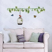Sping Comes - Hemu Wall Decals Stickers Appliques Home Decor - Mixed - 12.6in. x 23.6in.