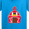 thumbnail image 4 of Inktastic Farming Large Red Barn with Hay Youth T-Shirt, 4 of 5
