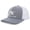 Heather Grey/White, variant on Heritage Pride Flying Duck Mens Embroidered Mesh Back Trucker Hat Baseball Cap, Heather Grey/White