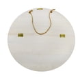 thumbnail image 6 of AuldHome Design Unfinished Round Wood Sign (Whitewashed, 17-Inch); Rustic Shiplap Blank Wood Hanging Door Plaque, 6 of 7