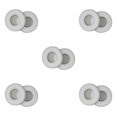 thumbnail image 2 of Methold Almohadillas para los oídos Almohadillas montadas en la cabeza Accesorios para auriculares Orejera Reemplazo auditivo para auriculares Type2 NO2, 2 of 6