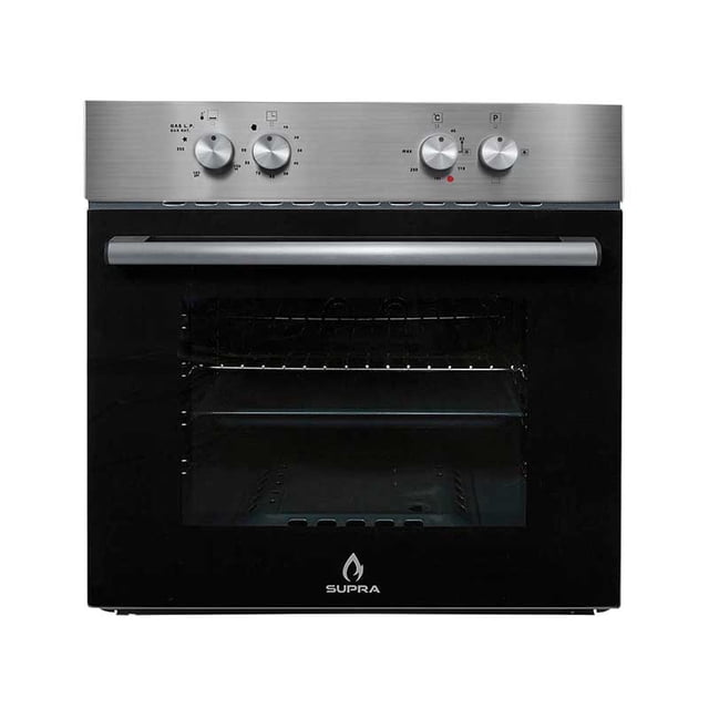 Horno empotrable Supra para gas de 60L en acero inoxidable SUPRA Horno Supra empotrable de 60l para uso de gas lp o natural
