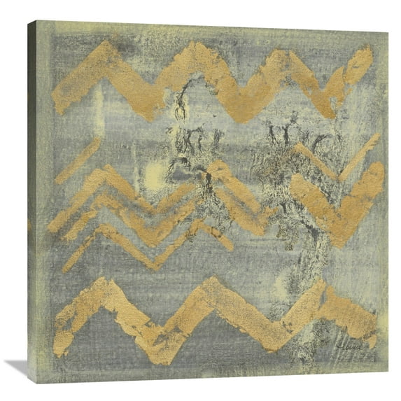 Global Gallery Albena Hristova 'Gold Tapestry VI' Canvas Wall Art