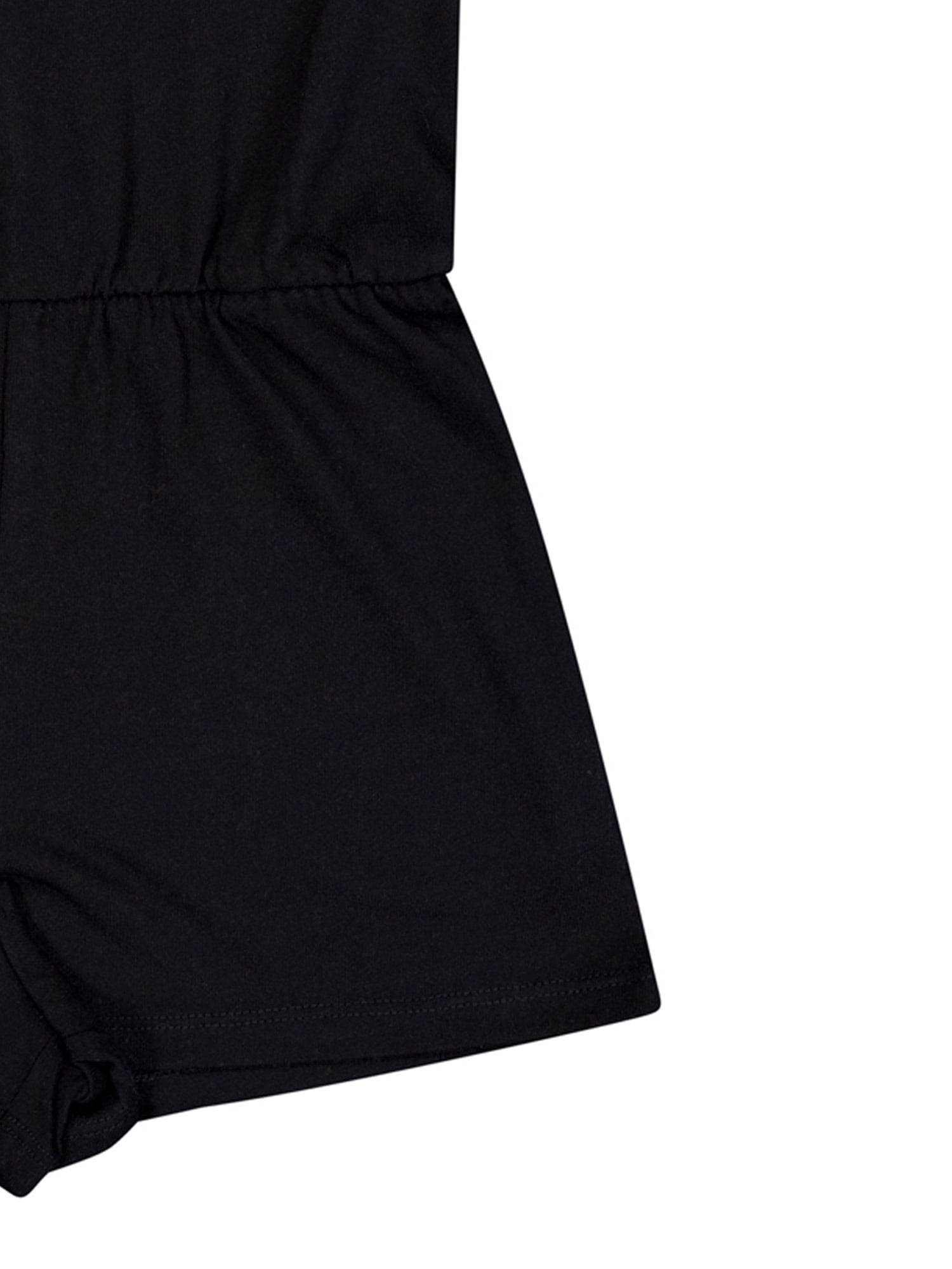 Wonder Nation Girls Cross Back Romper, Sizes 4-18 & Plus