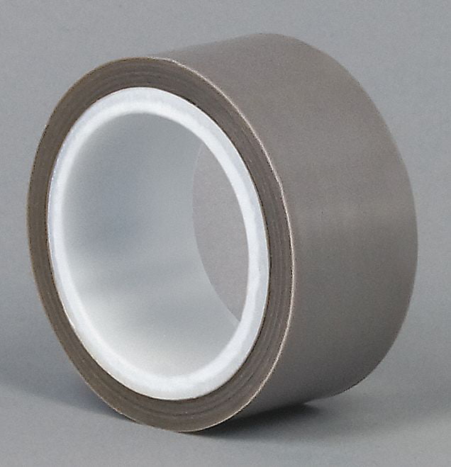 3/4" Width 3 mil Thickness Length Gray Skived PTFE Film Tape 36 yd 