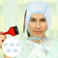 Troglfold Dye Caps 1 Set Hair Highlighting Kit Hair Dyeing Hat with