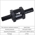 thumbnail image 4 of 5/16" Fuel Check Valve One Way Inline Non Return Diesel Gasoline Black(8mm OD,2PCS), 4 of 6