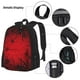 thumbnail image 3 of Disketp Spiders On The Web And Space Mochila Estampada de Gran Capacidad con Lonchera y Estuche, Set de 3 Piezas para Estudiantes, 3 of 7