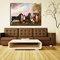 thumbnail image 3 of George Stubbs Paintings Sporting Art Print The Prince Of Wales'S Phaeton Canvas Art Framed Wall Art, 3 of 7
