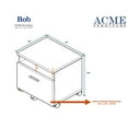 thumbnail image 5 of ACME Bob 1-Drawer Wooden File Cabinet in Weathered Oak, 5 of 6