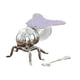 thumbnail image 4 of Tarro de miel de abeja, elegante tarro de miel con forma de abeja y cuchara decorativa. Púrpura, 4 of 9