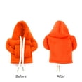thumbnail image 3 of Car Gear Shift Hoodie, Universal Gear Shift Knob Cover, Hoodie For Car Shifter, Automotive Manual Interior Cute Gadgets, Car Interior Accessories And Decorations-Orange, 3 of 7