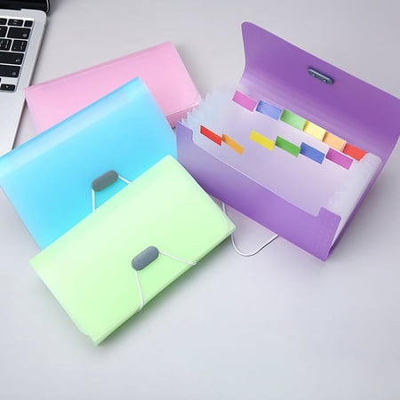 Racing Butterfly A6 Expanding Wallet Organ Bag Waterproof File Bag Organizer Data Book 13 layers