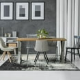 thumbnail image 5 of Luxe Weavers Anthracite 8x10 Modern Abstract Area Rug, 5 of 8
