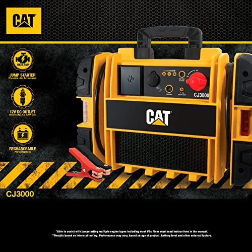 CAT CJ3000 Professional Jump Starter: 2000 Peak/1000 Instant Amps