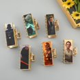 thumbnail image 3 of Nuevas pinzas geométricas para el cabello de Metal Star Wars, bonitas pinzas para el cabello de Color dorado para mujer, horquilla, accesorios para el cabello para niñas a la moda, 3 of 4