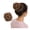 Light brown, variant on Synthetic Claw Clip In Chignon Fake Hair Chignon Bun Hairpiece Black Brown Blonde Women Curly Chignon Bun Hair